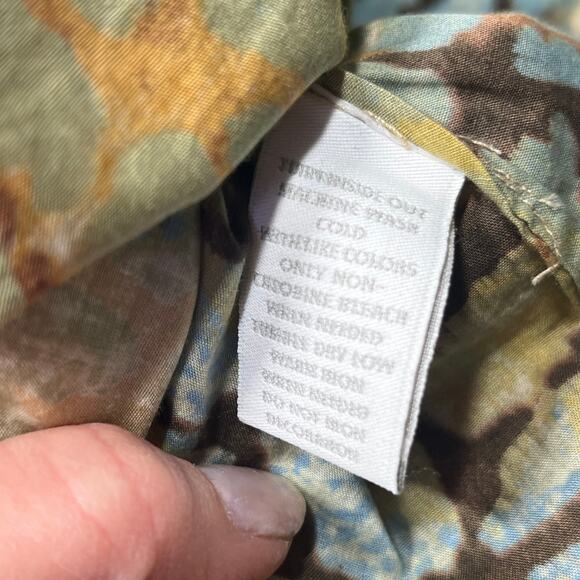 Charter Club Woman Tunic Boho Multi Color Embroidered Studded Aztec Casual 3X - Picture 7 of 7